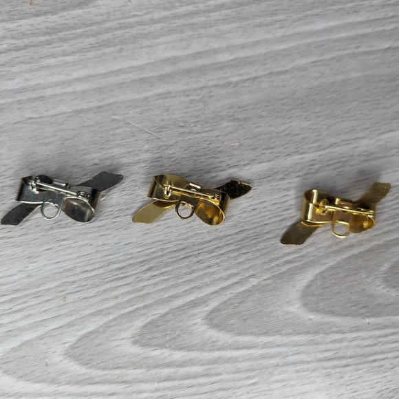 3 Bow Pendant/Pins - Picture 2 of 3